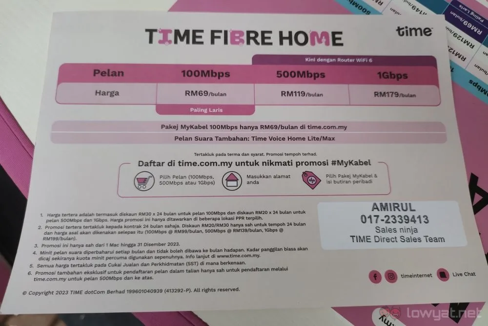 Time Pakej MyKabel brochure 2