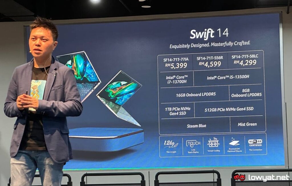 Acer Swift 14 Malaysian Launch - April 2023