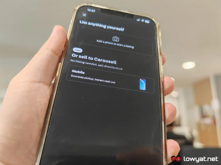 sell to carousell
