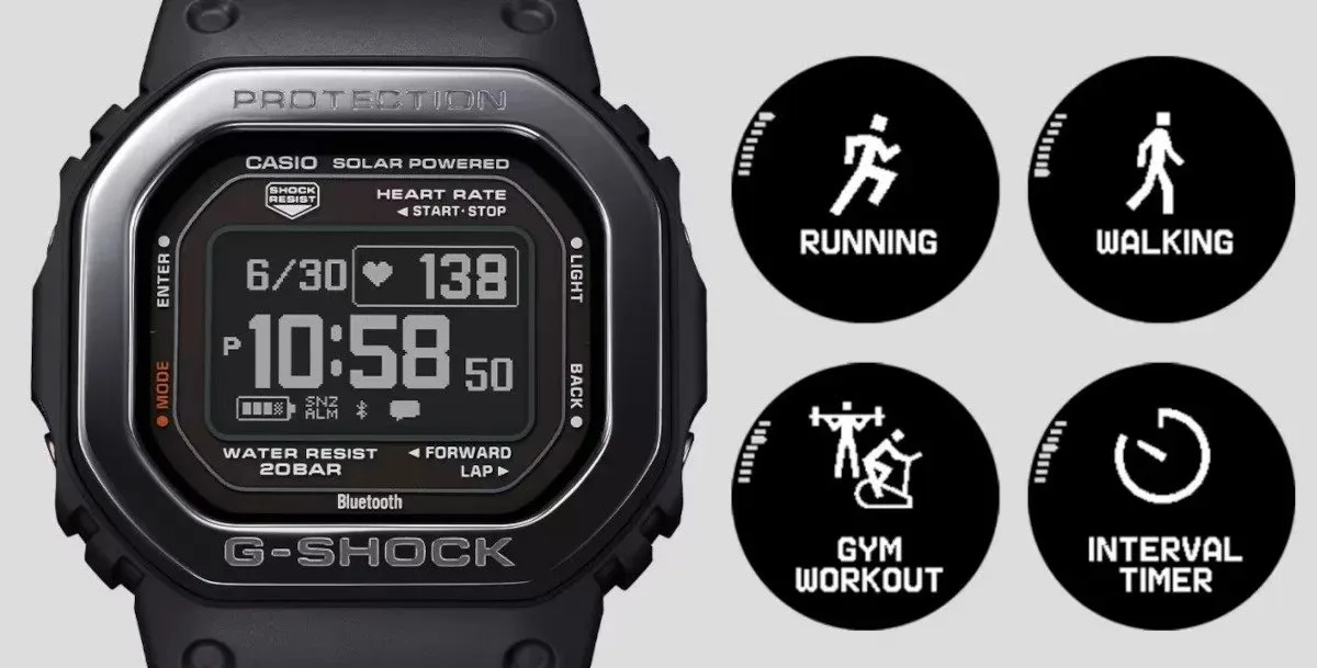 casio g-shock g-squad dw-h5600 watch price