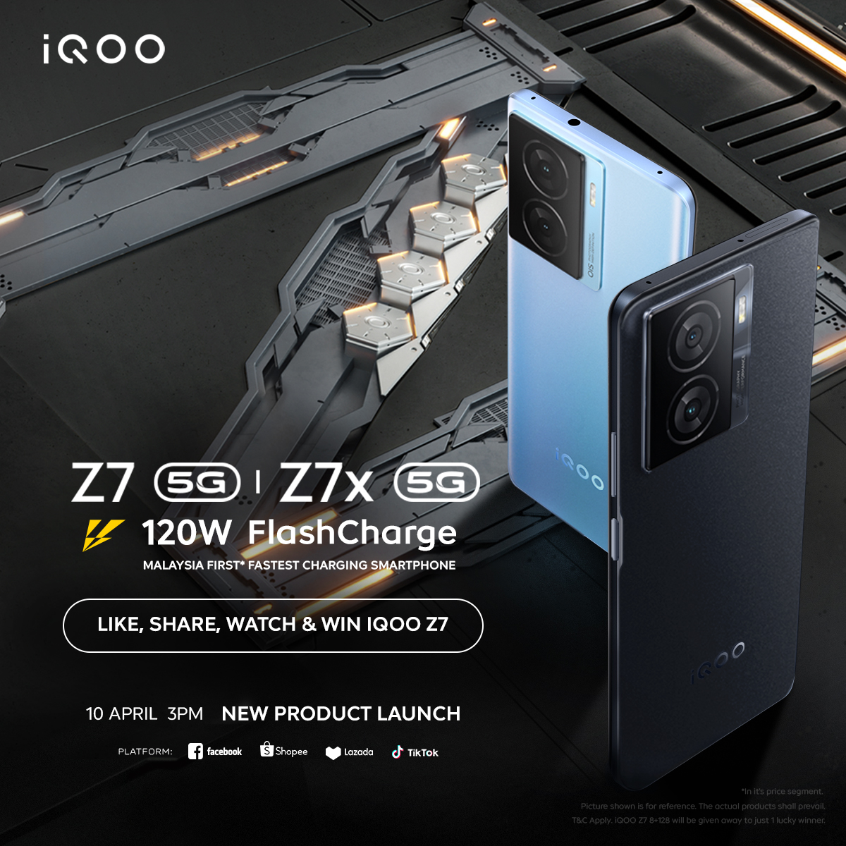 iQOO Z7 Z7x series malaysia launch date 1
