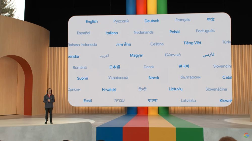 Google IO Bard languages