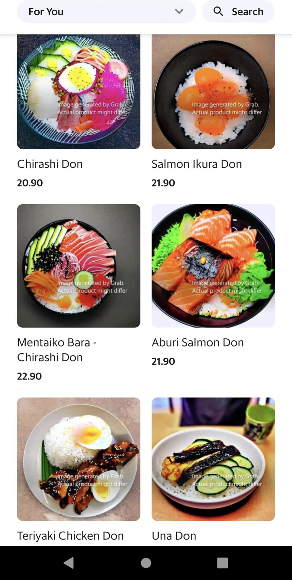 GrabFood Grab Trials AI Generated Food Photos Singapore