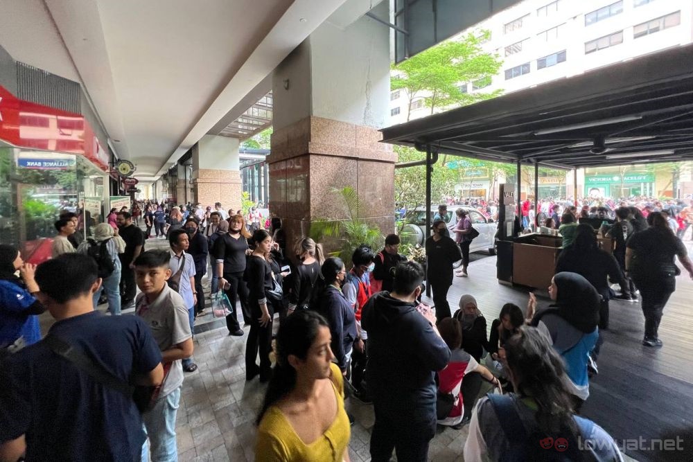 Mid Valley Megamall fire evacuation