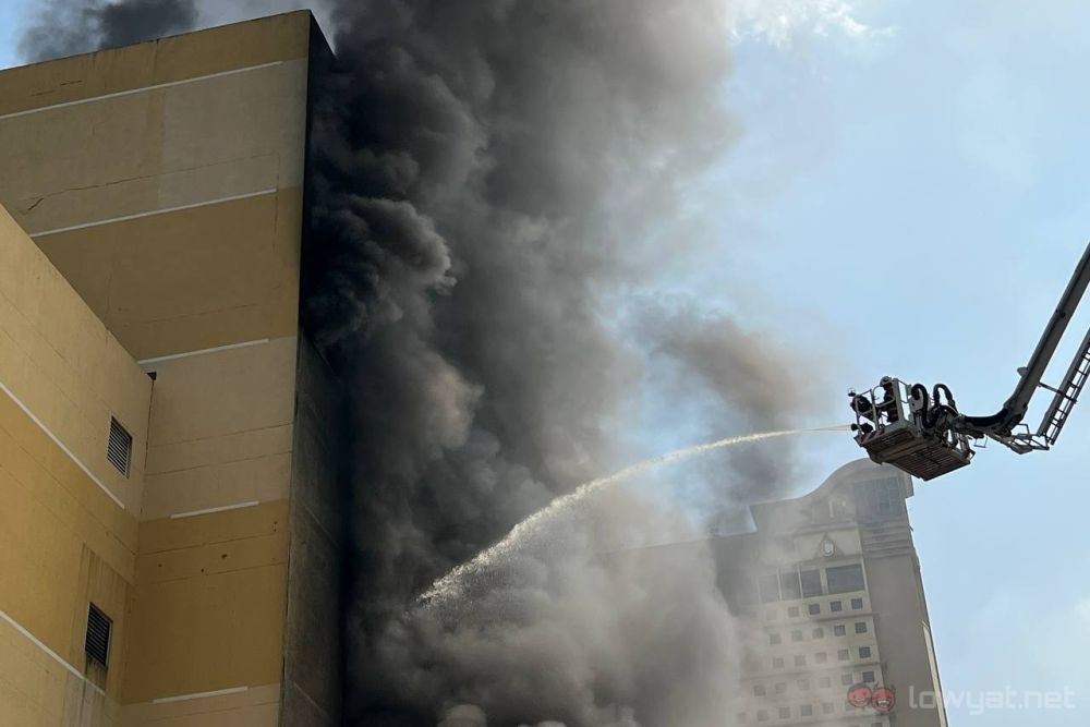 Mid Valley Megamall fire upper floor