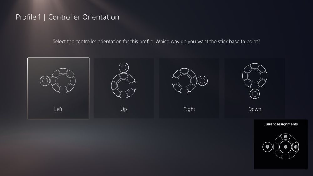 PlayStation Access Controller orientation