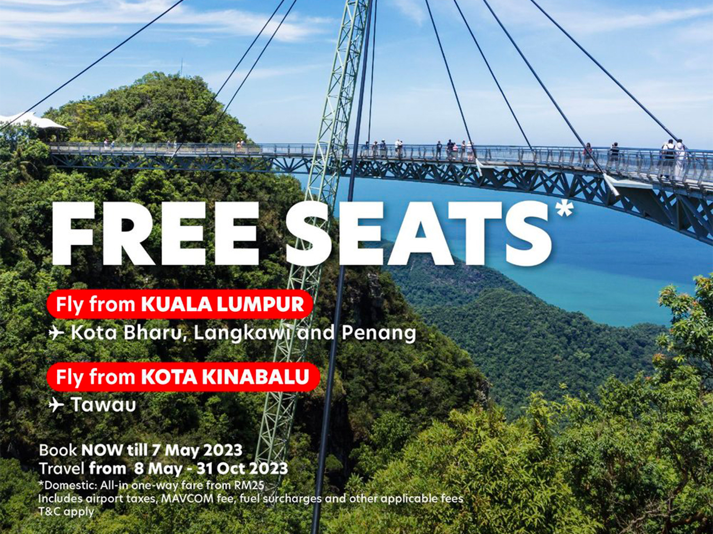 airasia 50000 free seats domestic