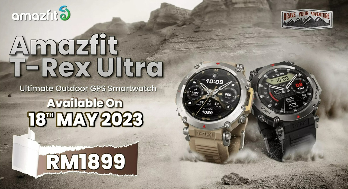 amazfit t-rex ultra malaysia price launch