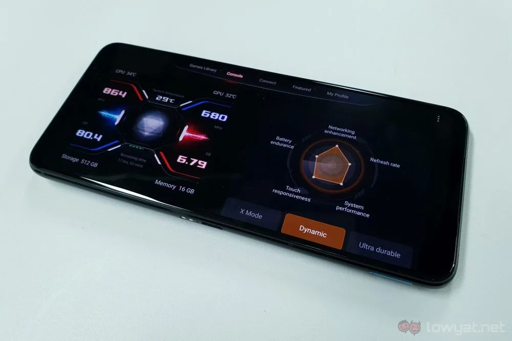 ASUS ROG Phone 7 Ultimate Armoury crate