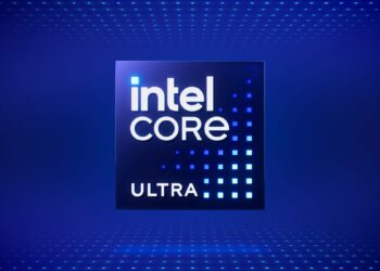 An image shows the new Intel Core Ultra brand badge for Intel’s cutting edge, premium client processor offerings. (Image: Intel.)