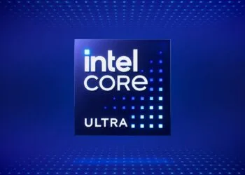 An image shows the new Intel Core Ultra brand badge for Intel’s cutting edge, premium client processor offerings. (Image: Intel.)