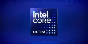 An image shows the new Intel Core Ultra brand badge for Intel’s cutting edge, premium client processor offerings. (Image: Intel.)
