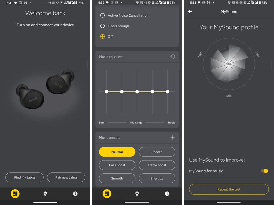 Jabra Evolve2 Buds app