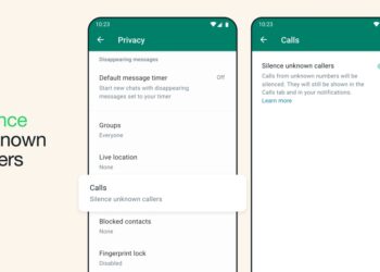 WhatsApp silence unknown callers