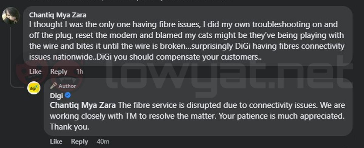 celcomdigi digi fibre outage