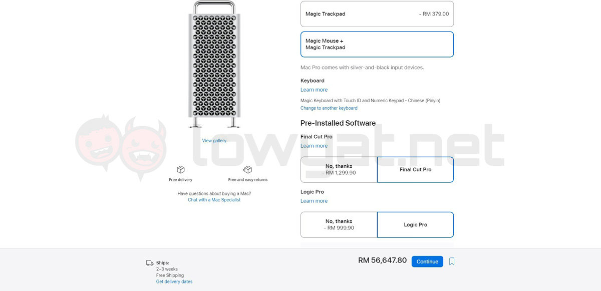 Apple M2 Ultra Mac Pro Order In Malaysia