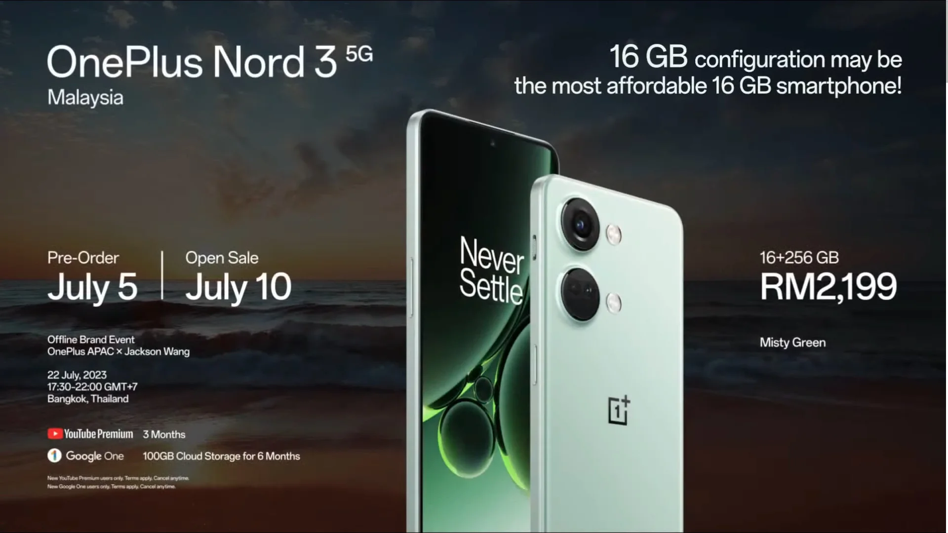 OnePlus Nord 3 5G Now Official; Priced At RM2,199 