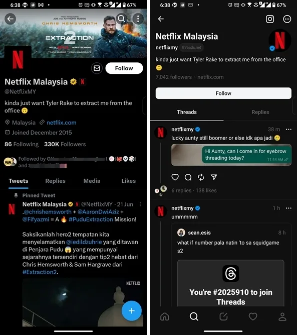 Twitter vs Threads 2