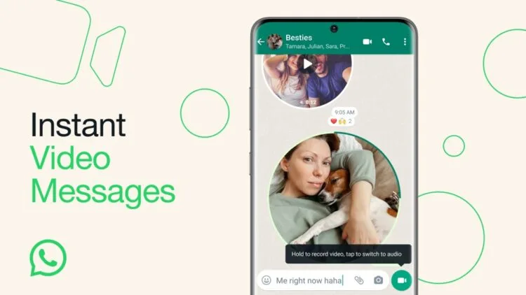 WhatsApp video messages