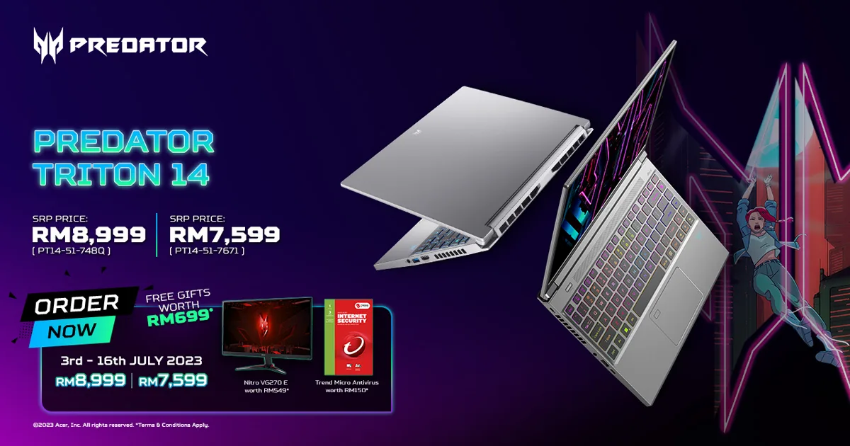 acer predator triton 14 malaysia price