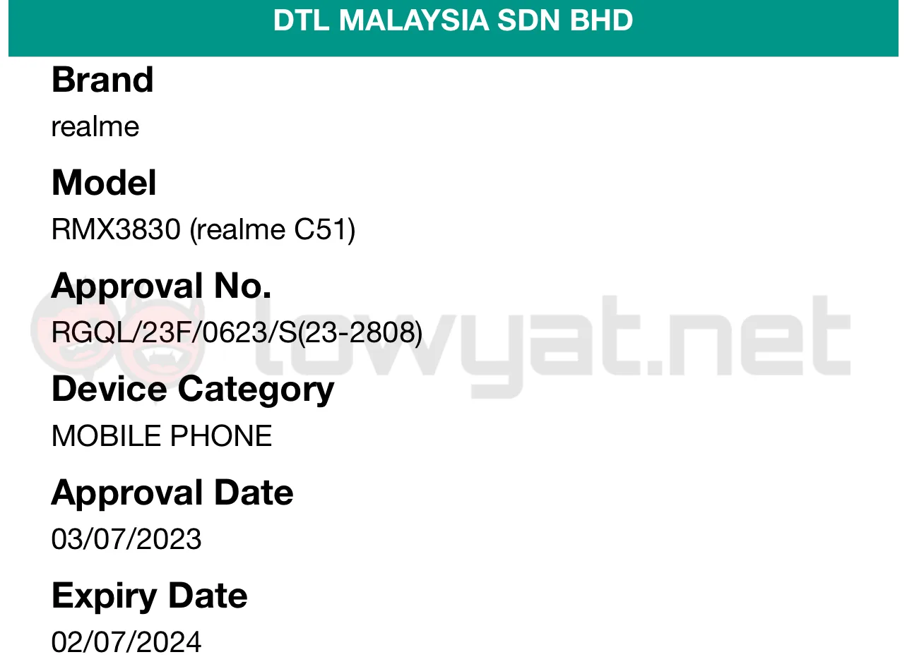realme c51