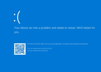 BSOD Windows 11 Unsupported Processor Issue