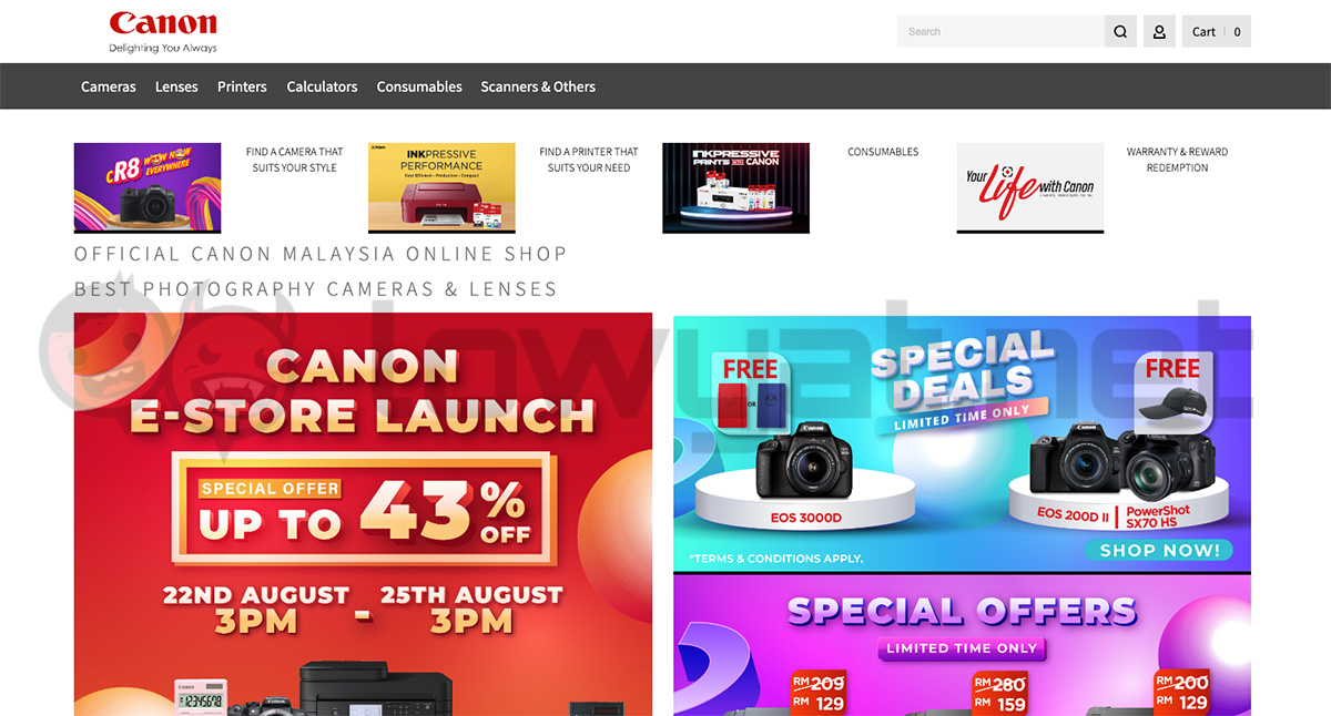 Canon Malaysia E-Store launch