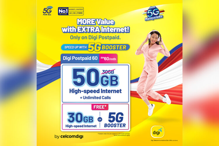 CelcomDigi Digi Postpaid 60 Quota upgrade