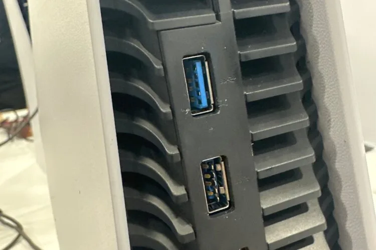PS5 USB port torn out melted