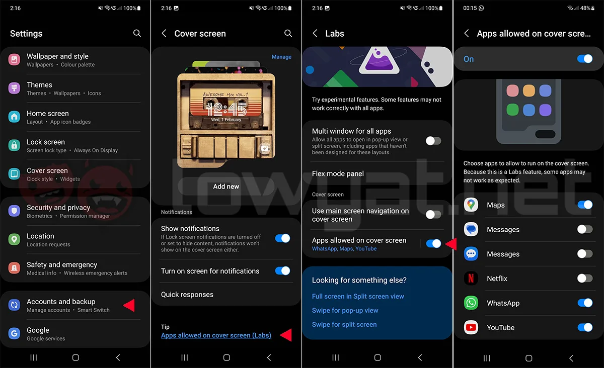 Samsung Galaxy Z Flip5 Good Lock feature