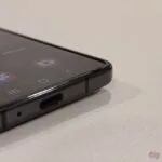 Samsung Galaxy Z Fold5 inside feet