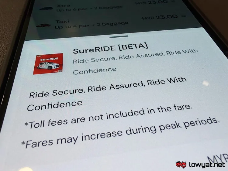 airasia sureride e-hailing