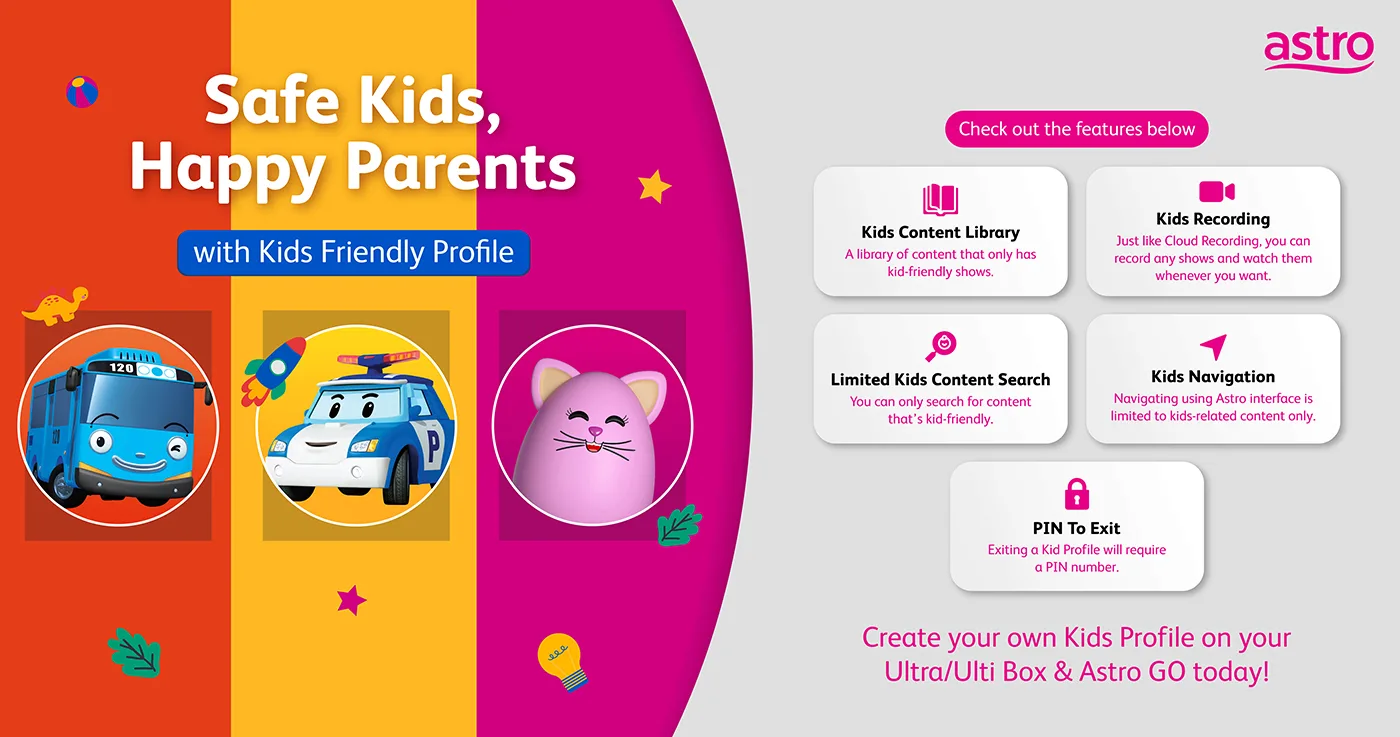 astro Kids Friendly mode