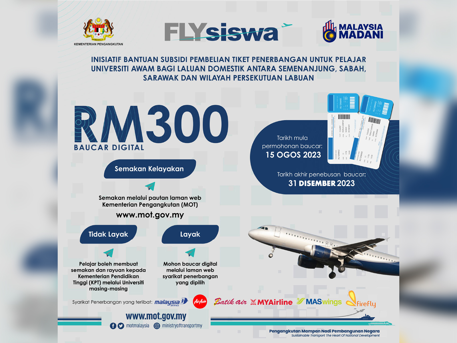 flysiswa flight subsidy