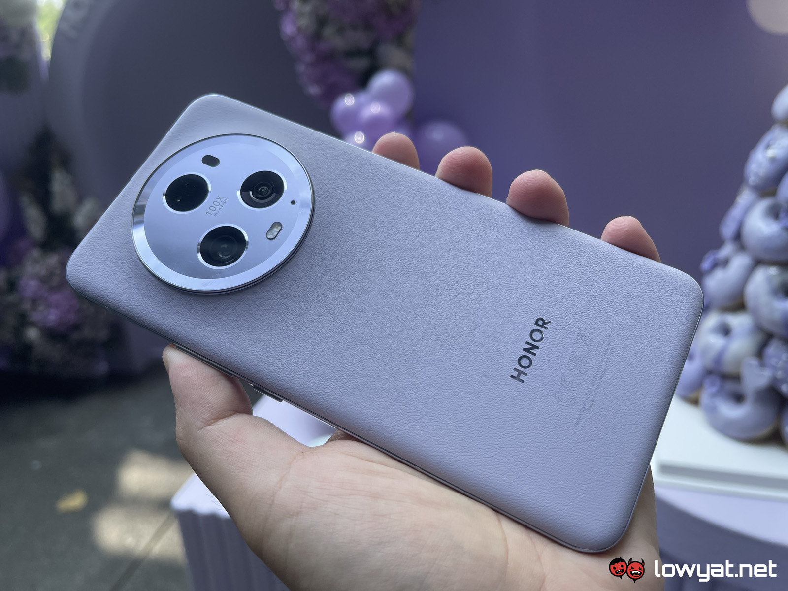 honor magic pro coral purple