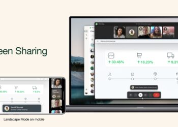 whatsapp screen sharing