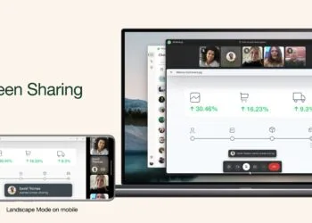 whatsapp screen sharing