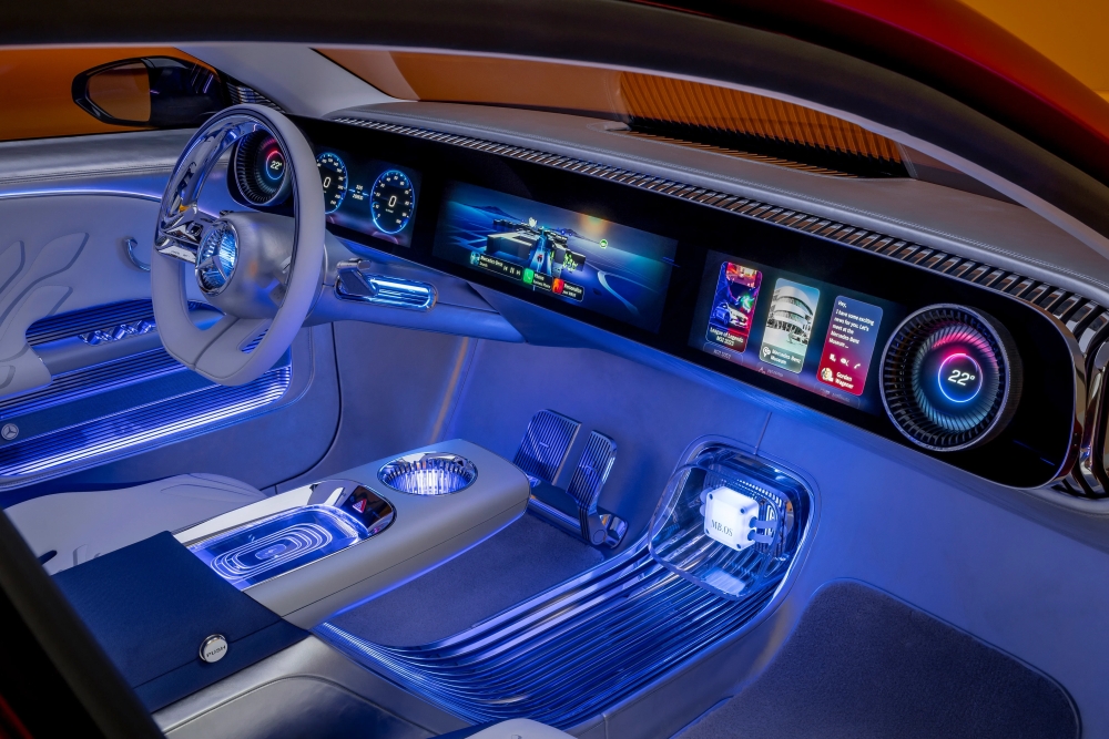Mercedes-Benz Concept CLA Class EV interior 2