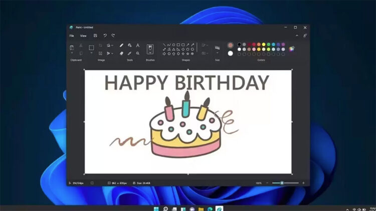 Microsoft MS Paint update Windows