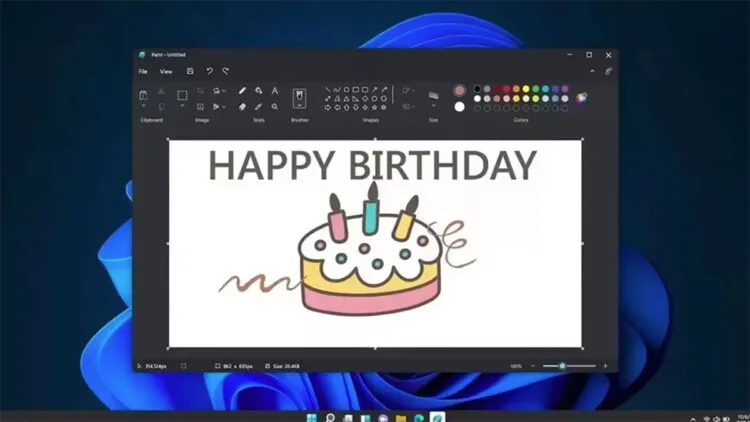 Microsoft MS Paint update Windows
