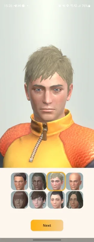 Monster Hunter Now character creation