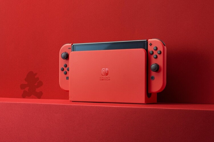 Nintendo Switch OLED Mario Red