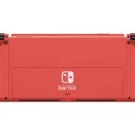 Nintendo Switch OLED Mario Red back