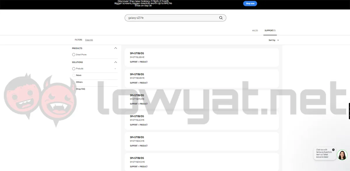 Samsung Galaxy S23 Buds FE SIRIM database leak