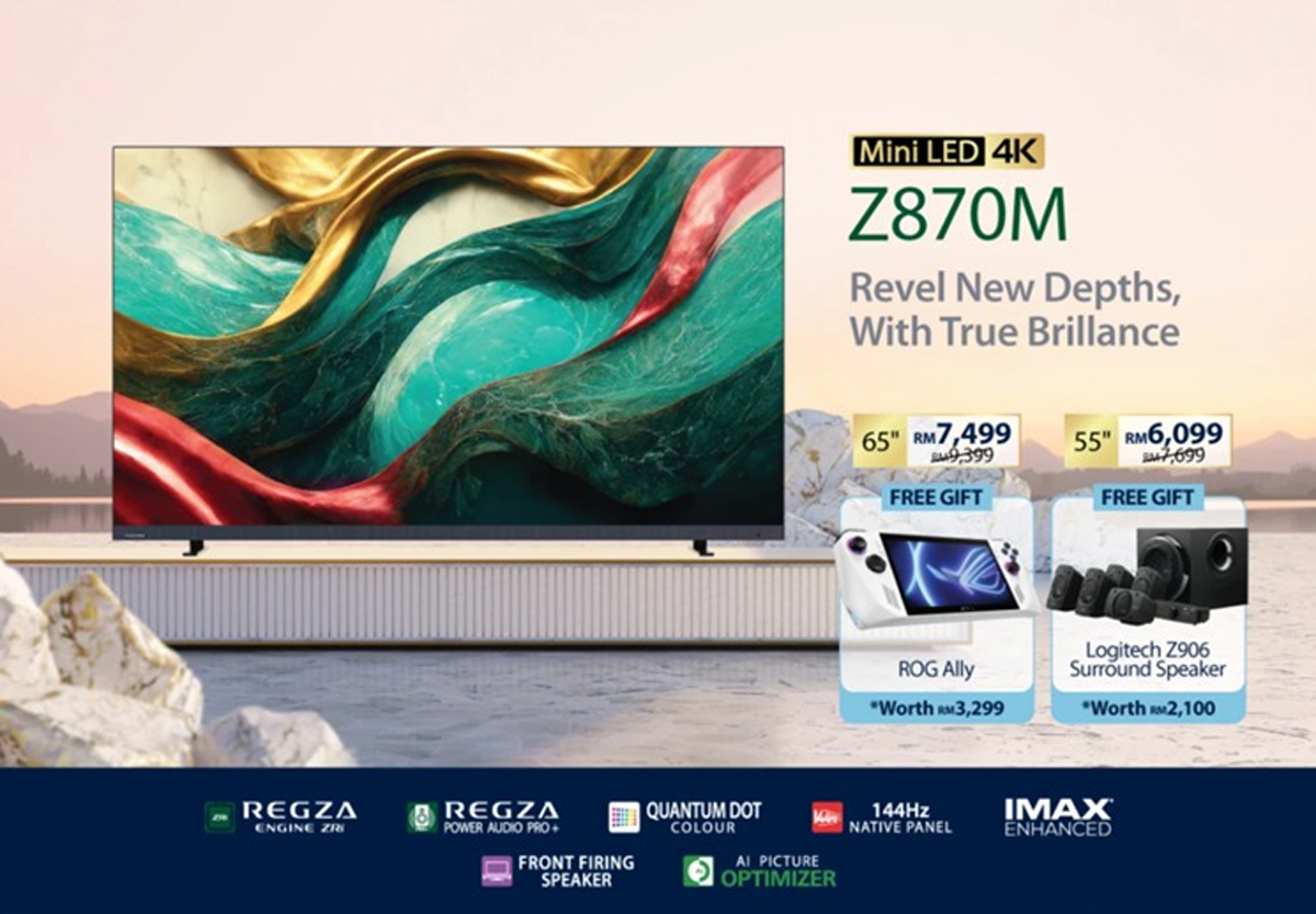 Toshiba Z670M Z870M REGZA TV Malaysia launch