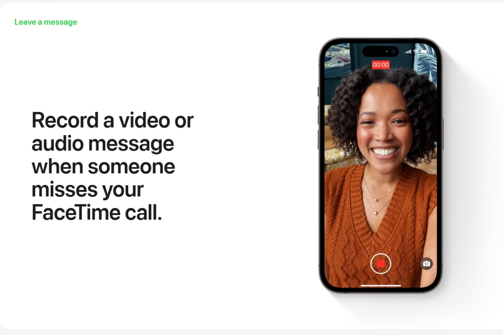 iOS 17 FaceTime voicemail