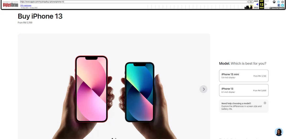 iPhone 13 mini discontinued apple