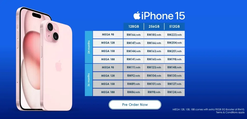 iPhone 15 Celcom