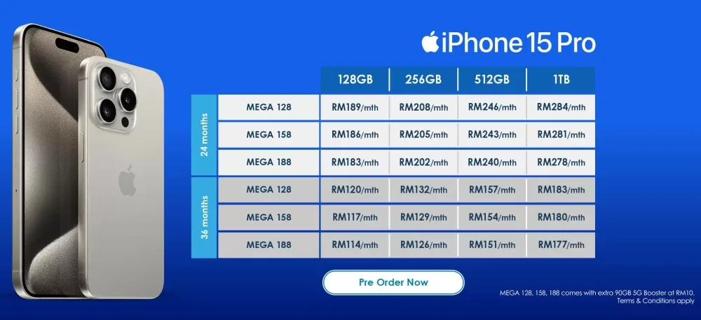 iPhone 15 Pro Celcom
