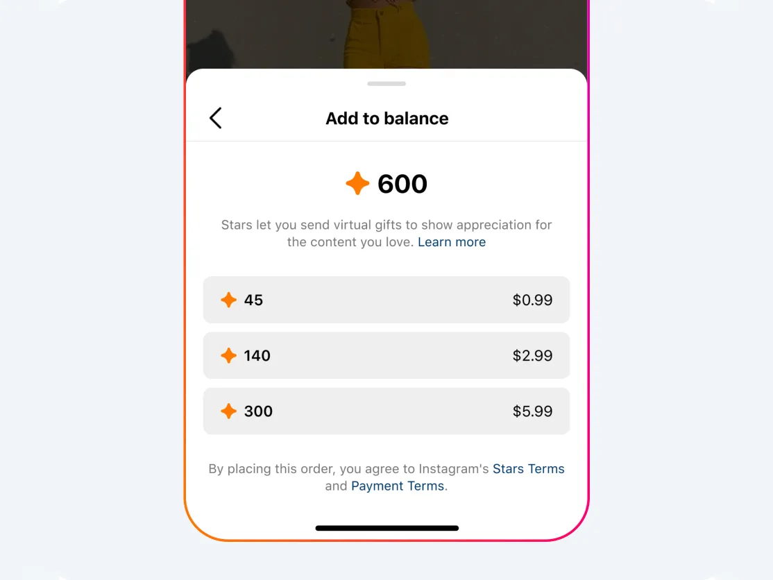 instagram gifts